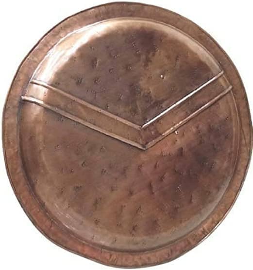 Medieval Copper 300 Leonidas Spartan King Shield Medieval Armor Replica 24" Shield