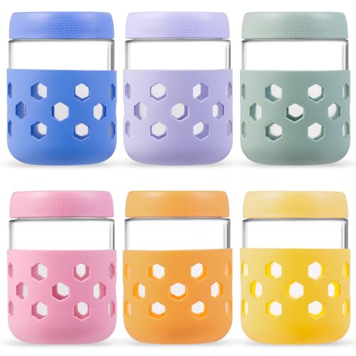 MICEBAY 6 Stück EinmachgläSer mit Schraubdeckel，500ml...