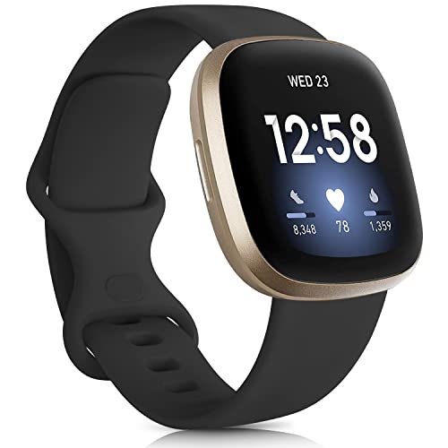 [Vanua] for Fitbit Versa3 oh/Fitbit Sense oh xg \tgVRoh X|[coh Fitbit Versa3 Xgbv (Large, ubN)