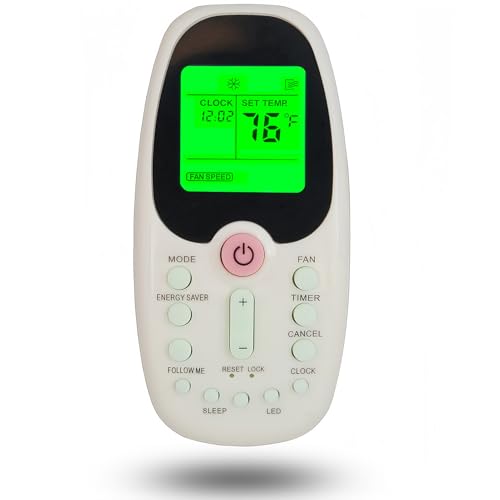 Replacement for Arctic King Air Conditioner Remote Control R09B/BGE R09B/BGCE, with Green Backlight (Display in Both Fahrenheit and Celsius) by uehba - Used condition - US$7.52