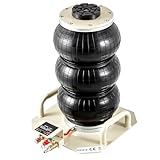 4. 【Blitzschnelles Heben】Sparen Sie Zeit und Mühe mit unserem pneumatischen Luftwagenheber, der in nur 5 Sekunden angehoben werden kann. Durch den Anschluss des Luftkompressors und die Bedienung des Ventils genießen Sie ein schnelles Heben im Vergleich zu herkömmlichen mechanischen Wagenhebern. Sein kompaktes Design und der ergonomische Griff machen es bequem zu tragen und zu verwenden.