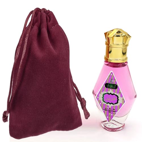 AZIZ 20 mL Roll On Oil, Pink Perfume Arab - Alcohol-Free Fragrances. Perfumes Arabes Mas Vendidos - AL RIYAD (Body Oil) Cologne
