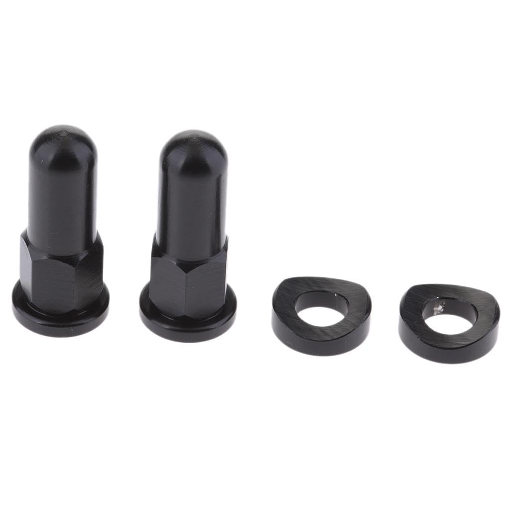 LOOM TREE® Rim Lock Covers Nuts Washers Security Bolts for CR CRF YZF YZ WRF DRZ Black-image-4