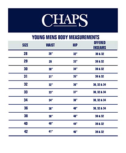 Chaps Men's Young Uniform Flat Front Twill Pant4