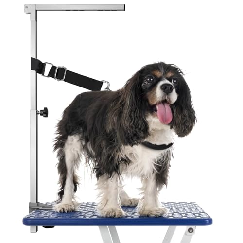 Dog Grooming Extension Strap Dog Grooming Loops Grooming Arm Accessories Adjustable Leash Extender Grooming Arm Extension Straps 2Pcs  - Thumbnail 4