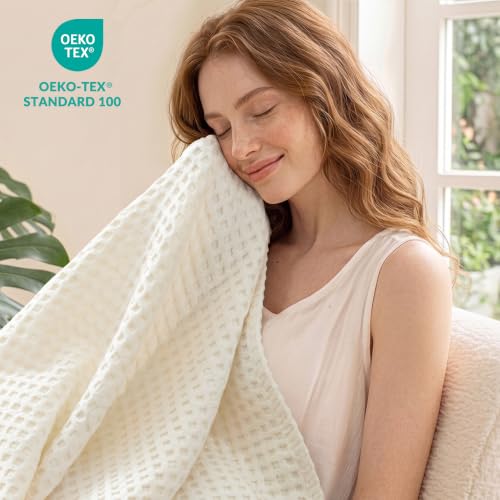 Exclusivo Mezcla 100% Baumwolldecke Tagesdecke für Sommer 150x200 cm – Ansicht 4