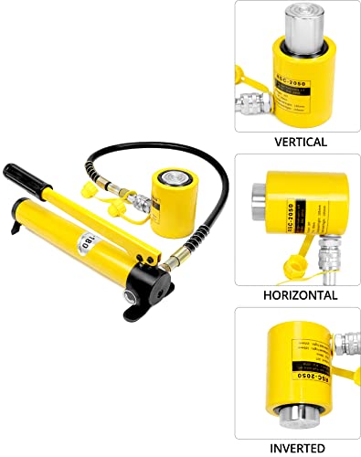 Qwork WD10288 20T Mini Hydraulic Cylinder Jack Porta Power Ram 2 Inch Stroke thumb #4