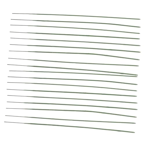 IWOWHERO Floral Stem Wire 25cm 100pcs Set Perfect for DIY Bouquets Craft Projects and Floral Arrangements