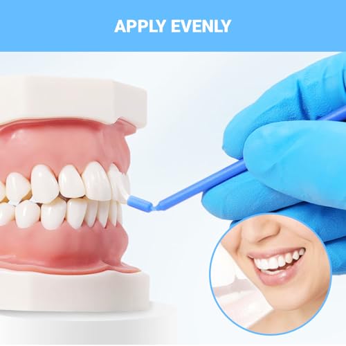 100pcs Dental Micro Applicator Brush, Einweg-Dental-Fluorid-Applikator Whitening Cohesive Desensitizer Brush für Wimpernverlängerung Oral mit Körperpflege-Make-up