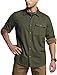 CQR Men's 100% All Cotton Button Down Flannel Shirts, Long Sleeve Brushed Warm Soft Casual Outdoor Plaid Shirt, Corduroy Hunter Green, XX-Large Tall
