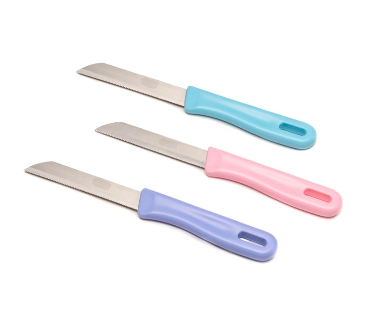 Chokshi Empressa - German Technology Sleek Serrated Edge Stainless Steel Knife 110MM (AISI420J2) (110 mm, 1)