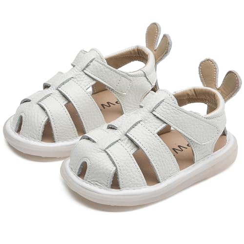WUIWUIYU Baby Boys Girls Closed Toe Summer Sandals Toddlers Bunny Lightweight Non-Slip Soft Athletic Sandals Outdoor Learn Walker Shoes4