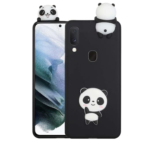 SEHEYA Coque Panda pour Samsung Galaxy A40 Etui en Silicone TPU Souple Mignon Motif Anime Housse de...