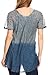Sakkas 19218 - Marzia Women's Loose Fit Short Sleeve Casual Tie Dye Batik Blouse Top Tunic - 19208-Teal - OSP