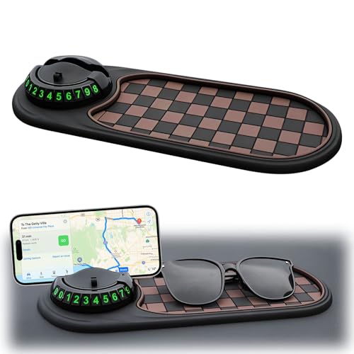 Tapis antidérapant de tableau de bord universel en silicone pour smartphone et clés