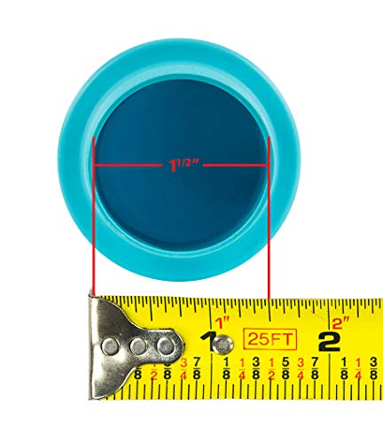 Rx Clear 48-Inch Lightweight and Flexible Universal Vacuum Hose for Automatic Swimming Pool Cleaner | Blue | Chemical Resistant | UV Protection | 8 Pack