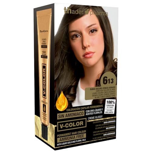 Thader Th Pharma V-Color Kit de Tinte permanente Sin Amoniaco con...