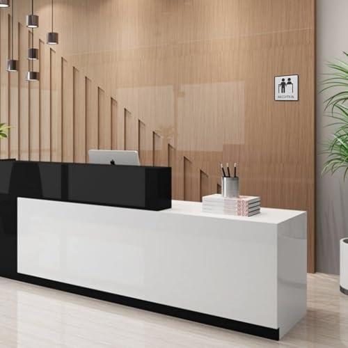 Image of Premium Brush Finish Square Silver Acrylic Reception Desk Door Sign Easy to Mount Self-Adhesive Tape 5.8 Inch Signage for Resort Hotel Office Corporate Society Hospital Business
