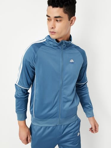 Image of Max Men Striped Athleisure Sweatshirt