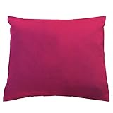 SheetWorld Toddler Pillow Case 13 x 17, 100% Cotton Jersey Hypoallergenic, Hot Pink, Made in USA