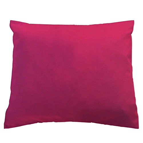 SheetWorld Toddler Pillow Case 13 x 17, 100% Cotton Jersey Hypoallergenic, Hot Pink, Made in USA