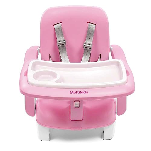 Cadeira de Alimentação Portátil Lollipop 6M 15KG Rosa Multikids Baby - BB474