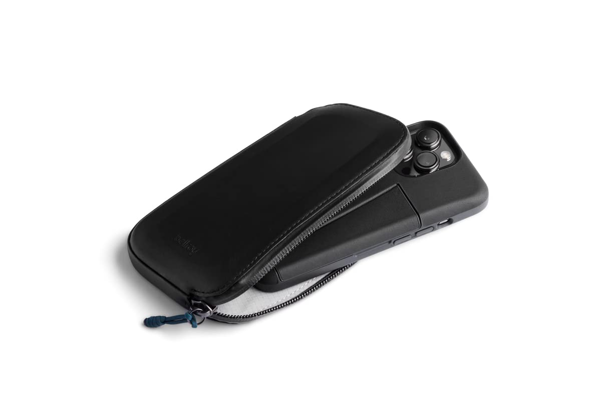 Bellroy Custodia In Pelle Per Samsung S23 Plus - Black, Sottile E Resistente, Compatibile Con Ricarica Wireless