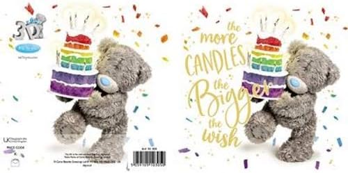 Me to You The More Candles The Bigger The Wish Birthday Card,Mixed,Size:6x6,ALV93035, Size:6x6" - Image 4
