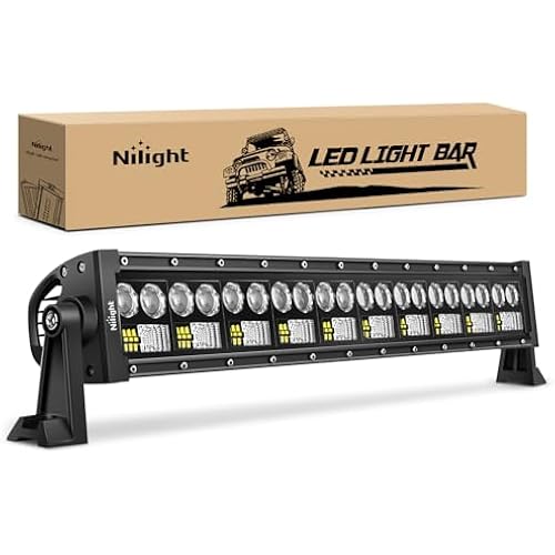 Nilight LED Light Bar 7D 22" 150W 15000LM Double Row Flood Spot Combo