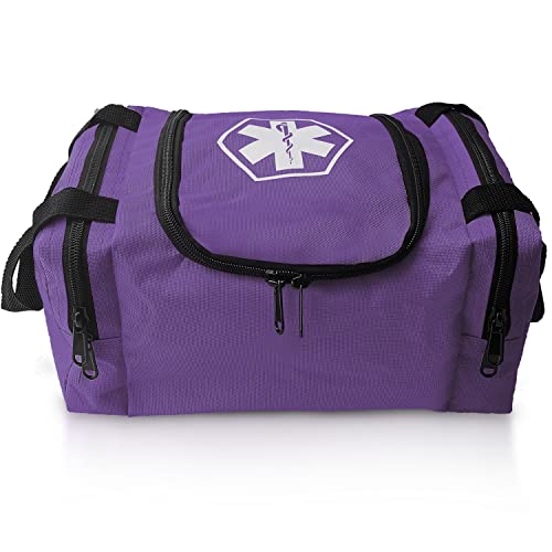 Asa Techmed First Aid Responder Ems Emergency Medical Trauma Bag Emt, Fire Fighter, Police Officer, Paramedics, Nurse, Purple #TOP2