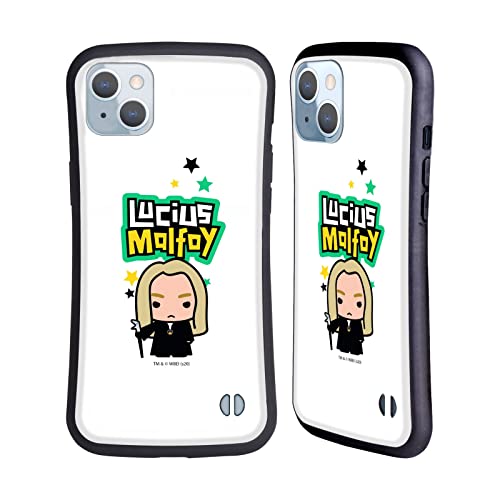 Head Case Designs Officially Licensed Harry Potter Lucius Malfoy Deathly Hallows Xlv Hybrid Case Compatible With Apple Iphone 14 Plus #TOP13