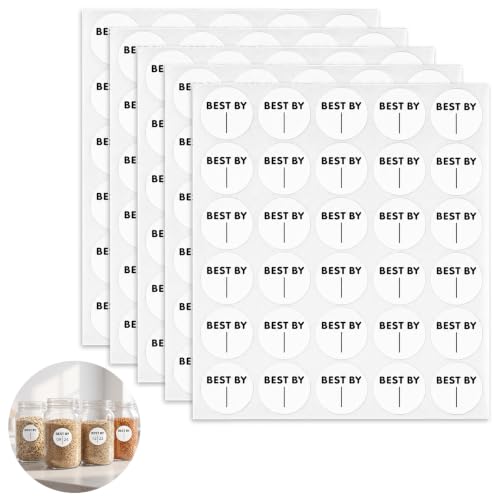 750Pcs Expiration Date Stickers, 1 Inch Best by Labels by Kynigo - Used condition - US$6.83