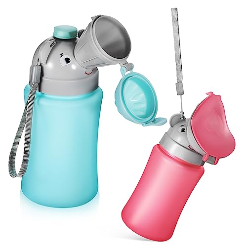BCOATH Kid's Portable Urinal Set Toddler Urinal for Boys Girls Emergency Camping Car Travel Potty Training Leakproof