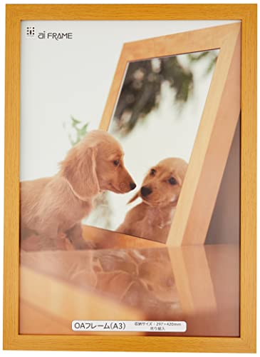 イワタ 額縁 OAフレーム 樹脂製 ナチュラル A3 JOA-A3-NA