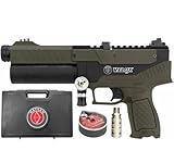 Hatsan Velox .22 Cal 620 FPS 12,6 FPE 12-Shot PCP OD Green Air Pistol, Side Bolt, Semi-Automatic, 55cc Air Cylinder