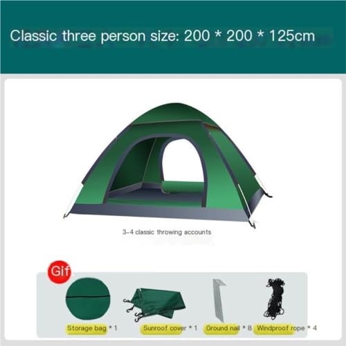 Carpa ligera y espaciosa automática para camping portátil miniatura 2