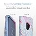 Velvet Caviar Compatible with Samsung Galaxy S9 Case Marble for Women & Girls - Cute Protective Phone Cases (Holographic Pink Blue)