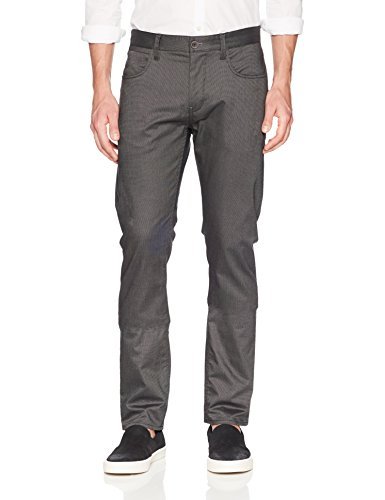 Robert Graham Men's PRIO Woven Pant Pants, Black, 38