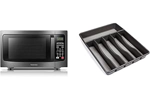 Toshiba Toshiba EM131A5C-BS 1.2 Cu. Ft. Countertop Microwave Oven with Smart Sensor...