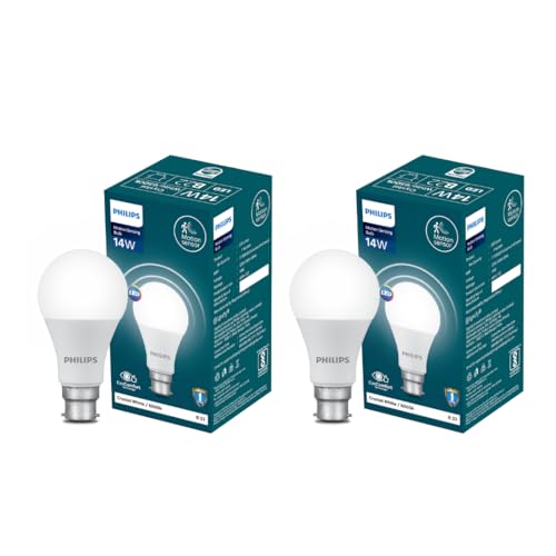 Philips Motion Sensor 14W B22 LED Bulb | motion Sensor Light for Home | motion Sensor LED Bulb |...