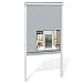 VOUNOT® Insektenschutzrollo Fenster mit PVC Rahmen, Fliegengitter...