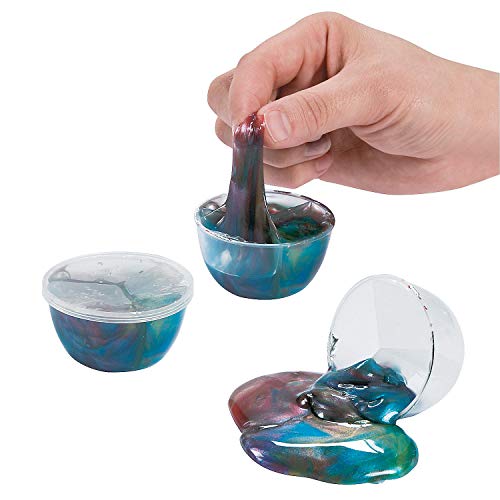 Unicorn Poop Glitter Metallic Slime - Toys - 12 Pieces