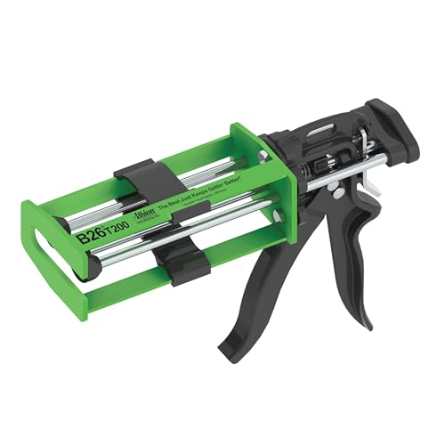 Albion Engineering Company B26T200 200 Series B-Line Manual Multi-Component Cartridge Epoxy Adhesive Gun, 1:1 Ratio (100 x 100 ml) & 2:1 Ratio (215 ml) by Albion - Used condition - US$38.62