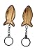 Produktbild CleanPrince 2 Stück Set Schlüsselanhänger Fisch ca. 13 cm inklusive Anhänger | Holzanhänger Herzanhänger Glaube Gott Olivenholz Israel Bethlehem CleanPrince Schlagworte: Weihnachten Valentinstag Freundschaftsschmuck Partnerschmuck Geschenk Taufe Geburtstag Konfirmation Kommunion Holzfisch Schlüsselbund Schlüsselanhänger