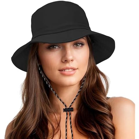 Durio Waterproof UPF 50+ Bucket Hat for Women Cover