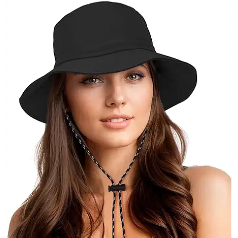 Durio Waterproof UPF 50+ Bucket Hat for Women Cover