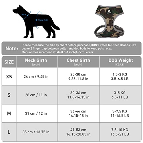 Puppy Harness And Leash Set - Dog Vest Harness For Small Dogs Medium Dogs- Adjustable Reflective Step In Harness For Dogs - Soft Mesh Comfort Fit No Pull No Choke (Xs, Camouflage Green) #TOP1