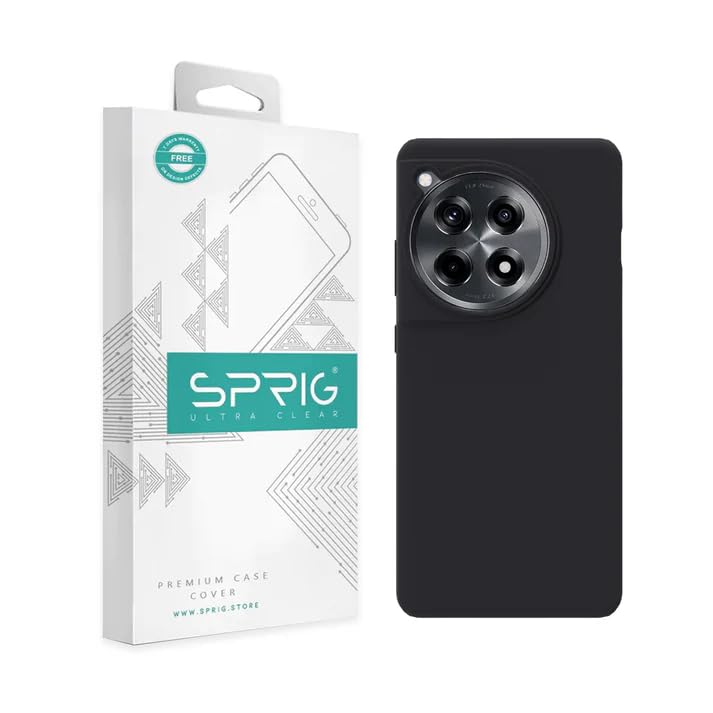 SPRIG Compatible with Oneplus 12R Phone Liquid Silicone Premium Back Cover Drop Tested Shock Proof Mobile Case for Men, Women, Boys and Girls with Camera Protection (Dark Grey) (B0D2RP4WL7) Amazon Price History, Amazon Price Tracker