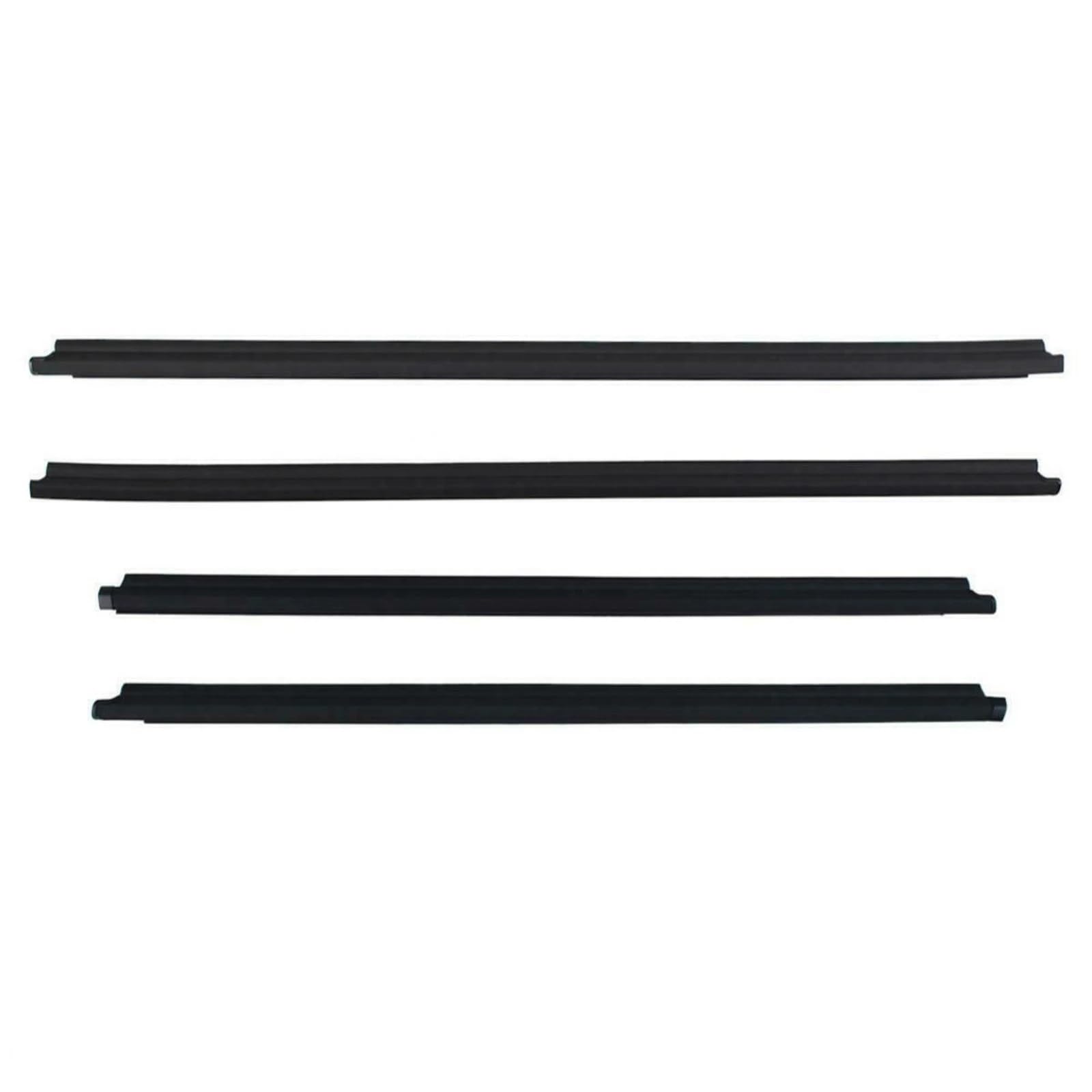 Glilar One Color Automotive Window Seals Compatible With Toyota For Fortuner 2004-2014 2015 68161-0K010 68162-0K010 Car Window Glass Sealed Wheatherstrip Pressure Strip