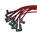 MSD 32209 Super Conductor Spark Plug Wire Set, Red